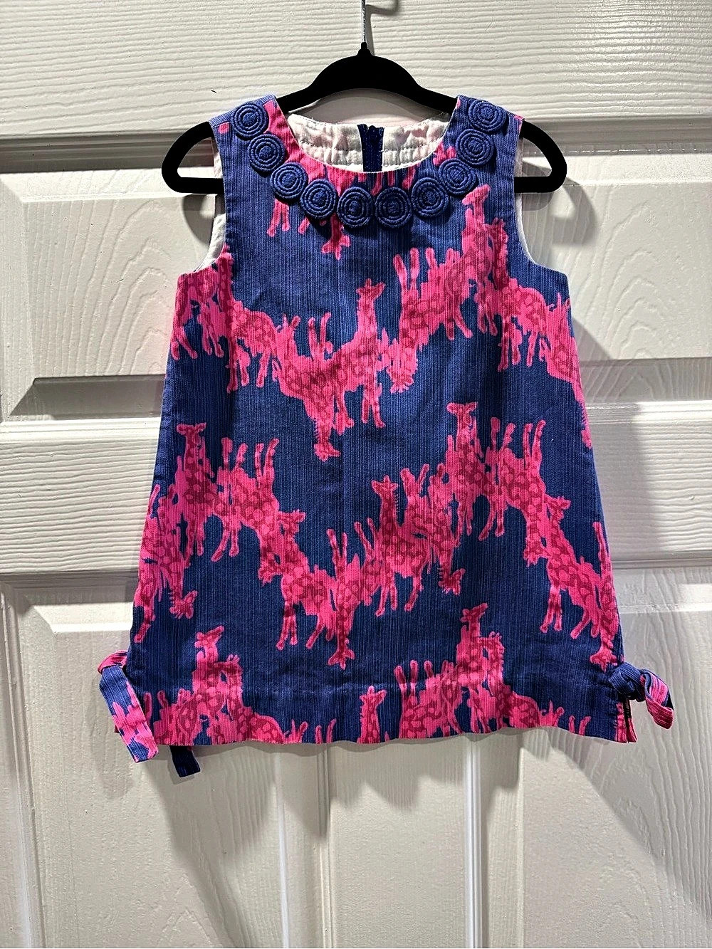 Lilly Pulitzer Girls Size 2 Blue & Pink Dress Like New